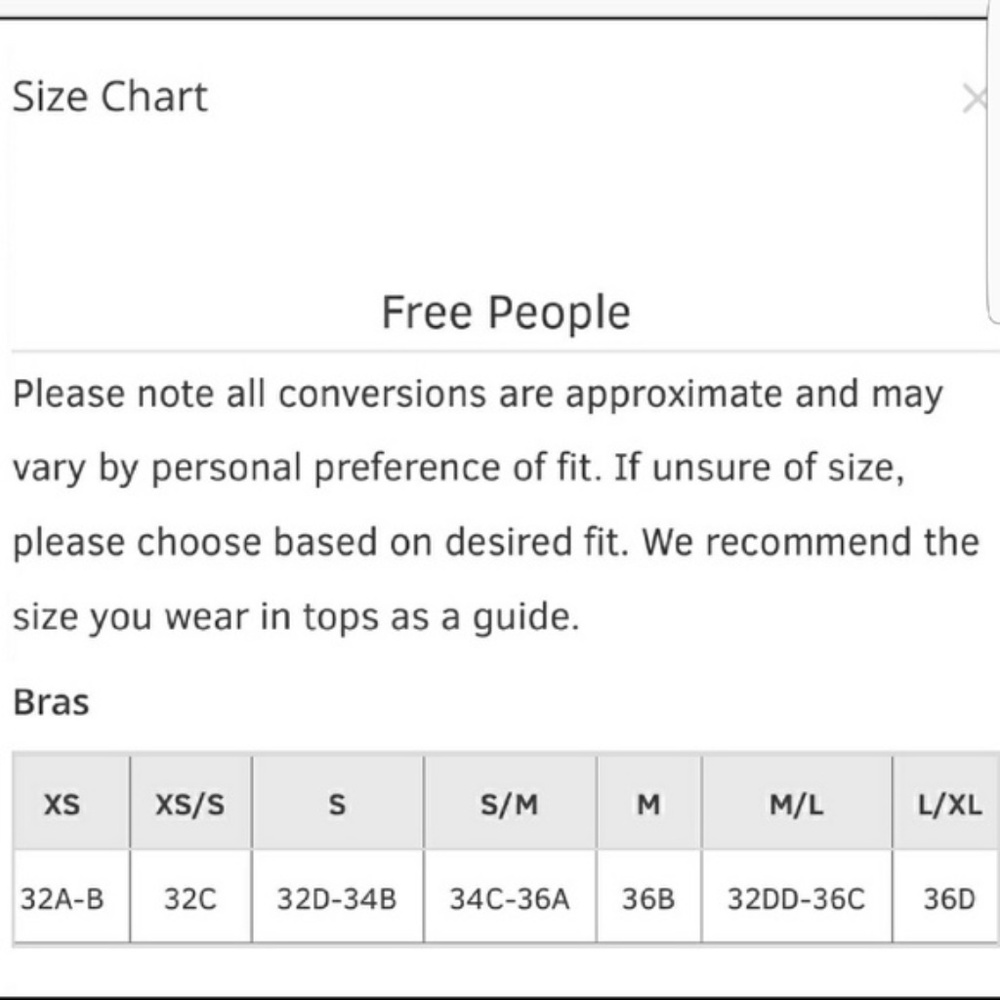 ๐ Intimately Free People Lacey Lace Brami - Picture 8 of 8